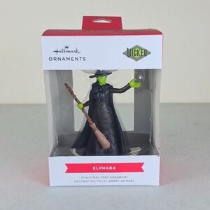 New in box ELPHABA WICKED WITCH WIZARD OF OZ WICKED Hallmark Ornament